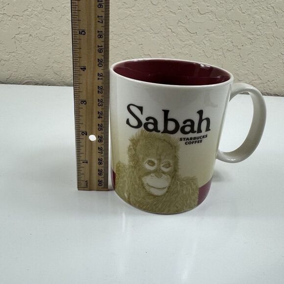 Starbucks Sabah Global Icon Series Coffee Mug Cup Malaysian Bornean Orangutan - Picture 6 of 7